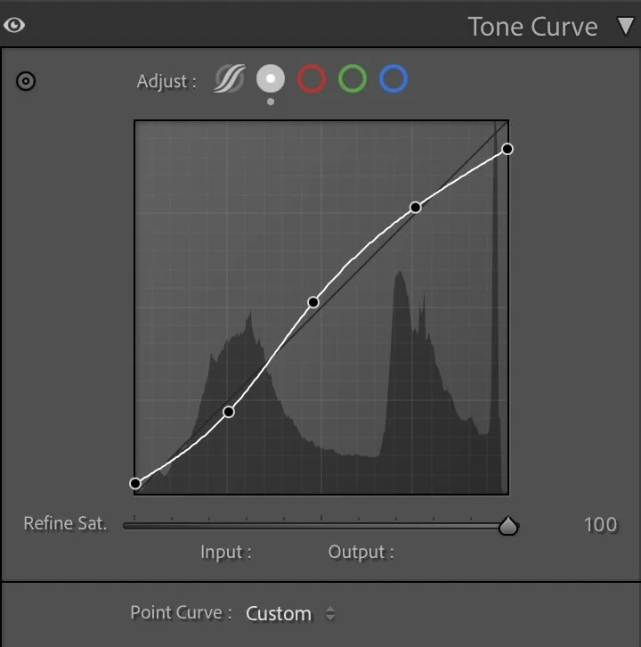 Tone curve — building depth and weight