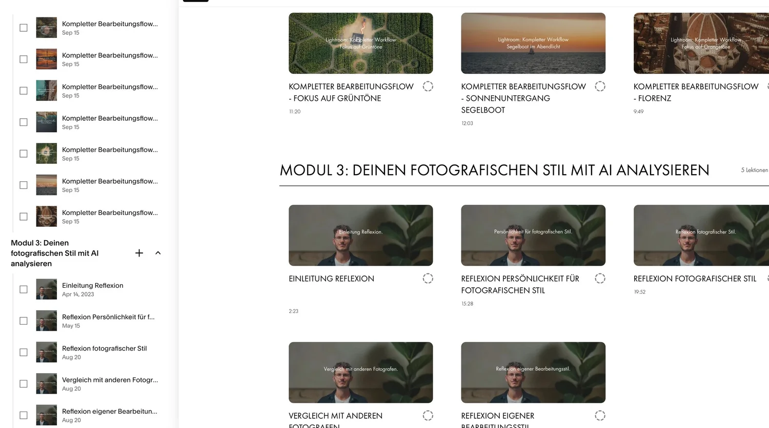 Einblick in den Lightroom-Kurs, Teil 2