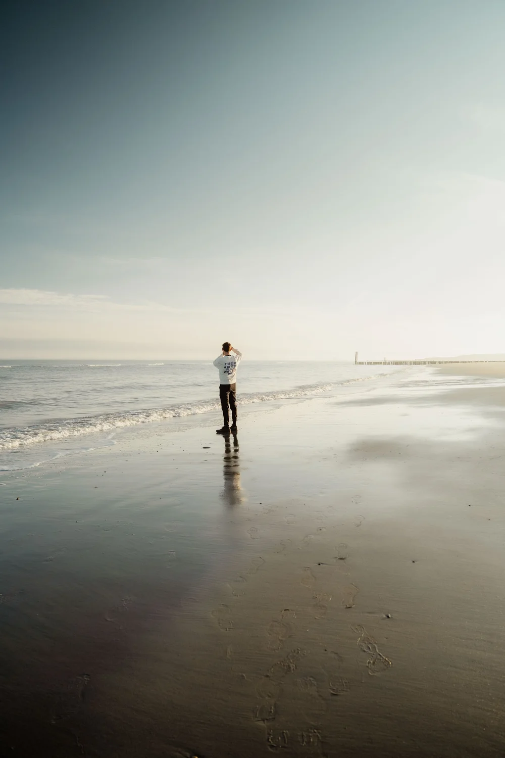Strand und Meer in den Niederlanden
