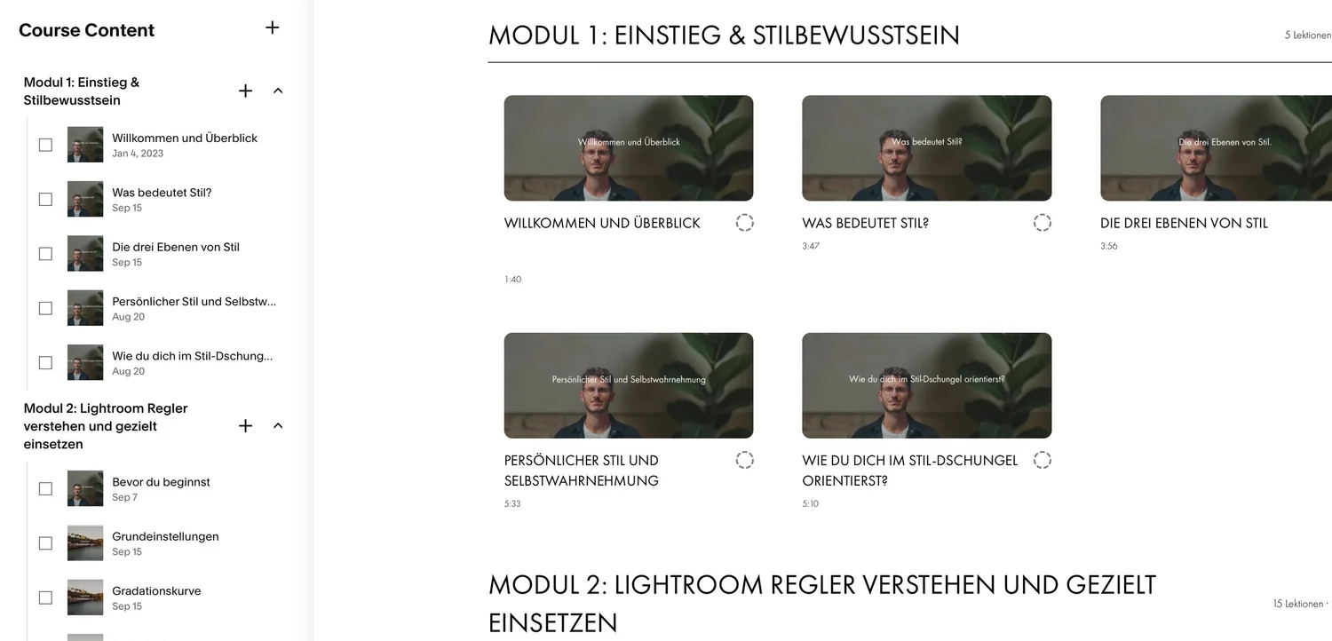 Einblick in den Lightroom-Kurs, Teil 1