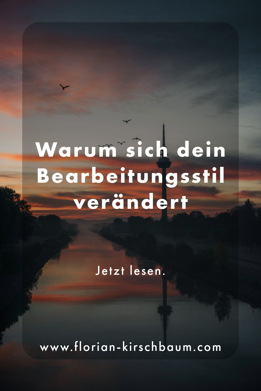 Wenn sich dein Bearbeitungsstil verändert – und du beginnst zu zweifeln