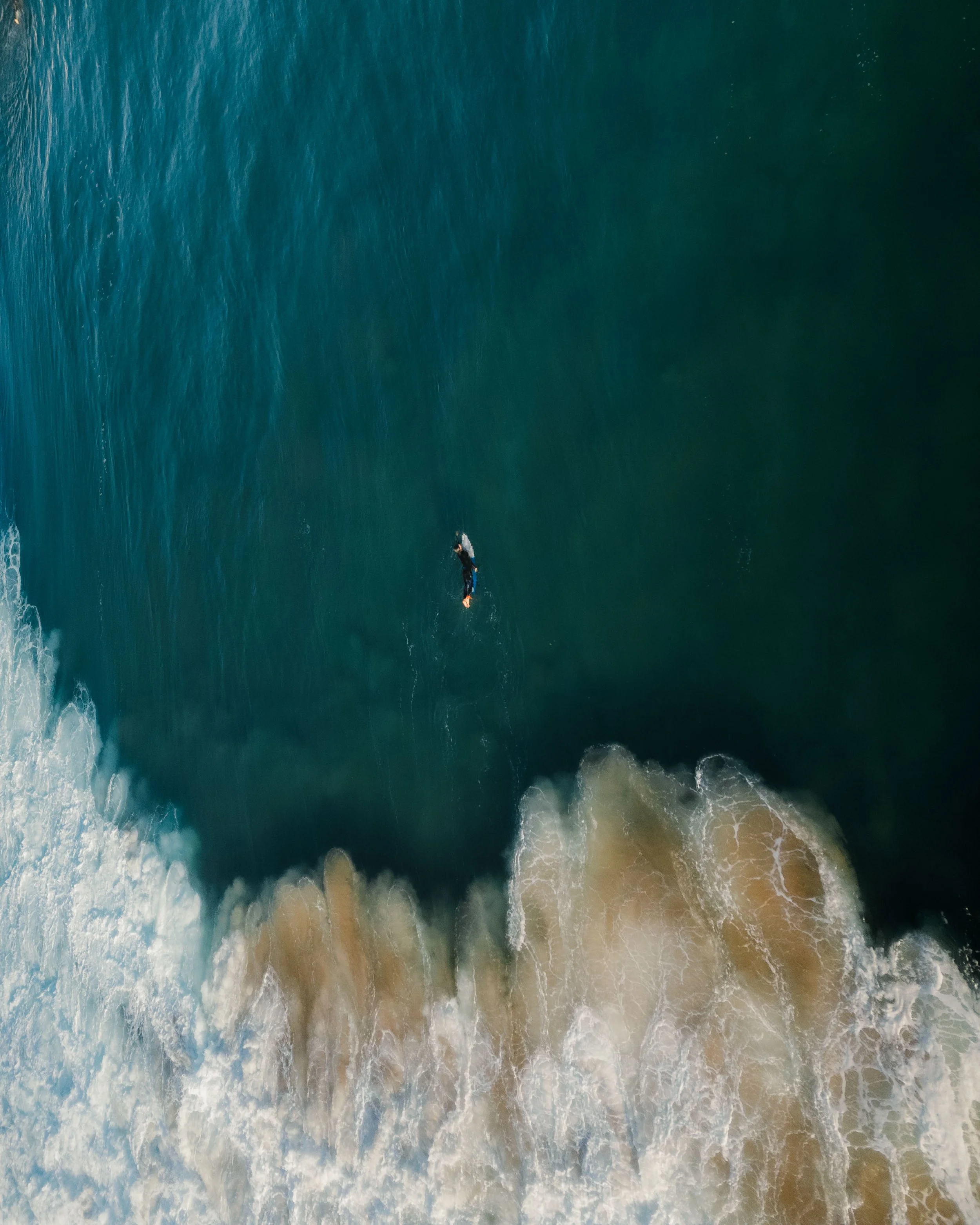 Lightroom Editing: Before and After - Surfer in Morning Light (Portugal)