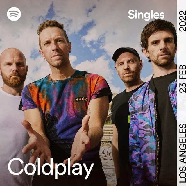 Coldplay "Spotify Singles" (2022): Second Engineer