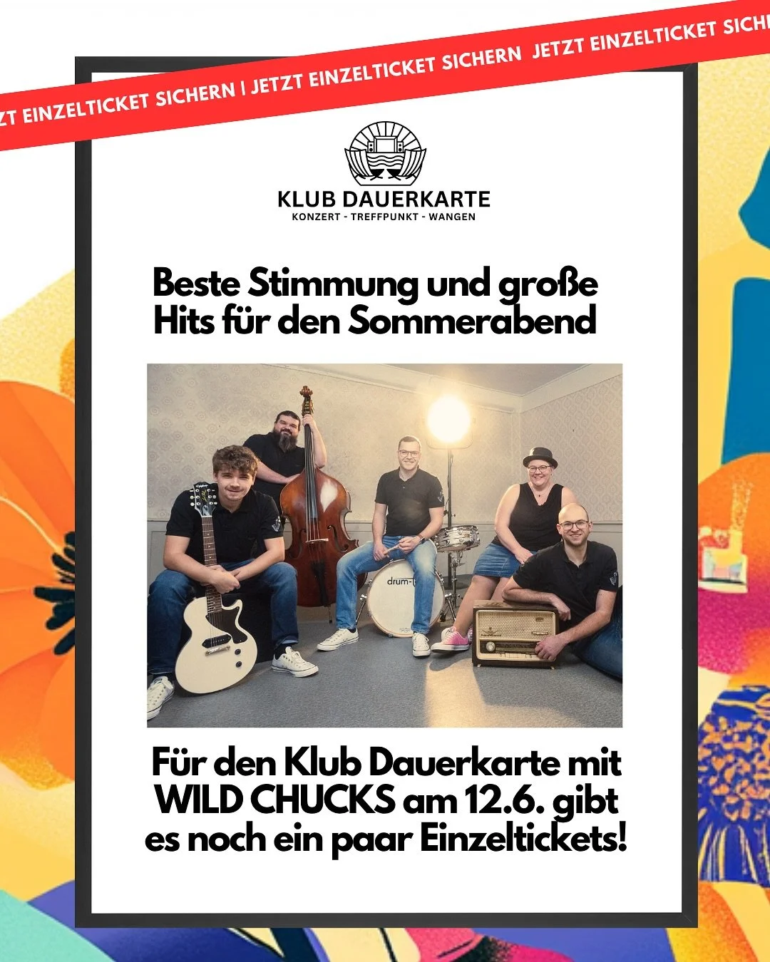 📣 Line-Up-Wechsel beim Klub Dauerkarte! 📣
🎻 The Nogoodniks k&ouml;nnen leider nicht spielen &ndash; aber wir haben grandhaften Ersatz!

Eigentlich wollten wir morgen mit The Nogoodniks feiern &ndash; doch krankheitsbedingt muss die Band leider abs