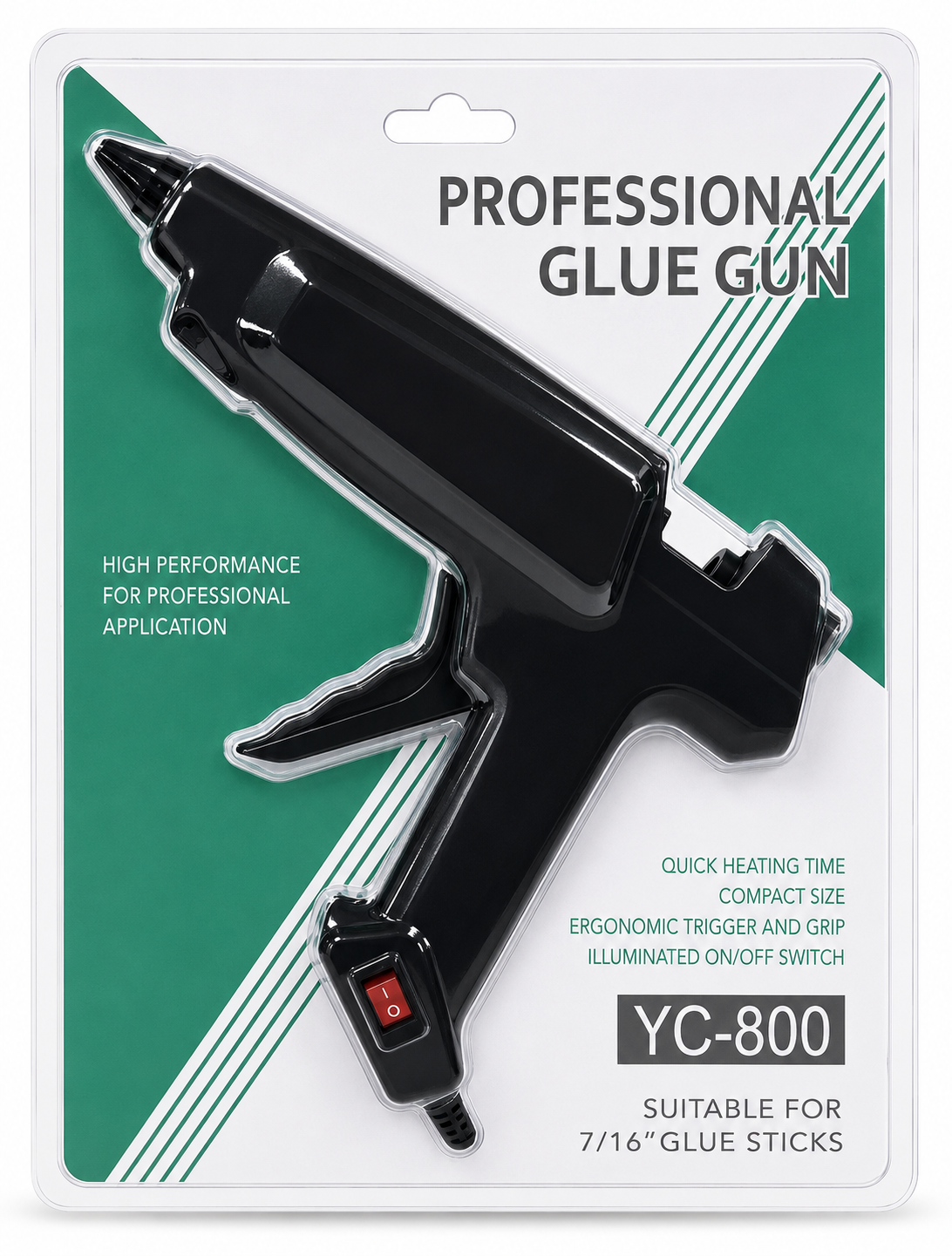 Professional Hot Melt Glue Gun YC-800 (200W.)