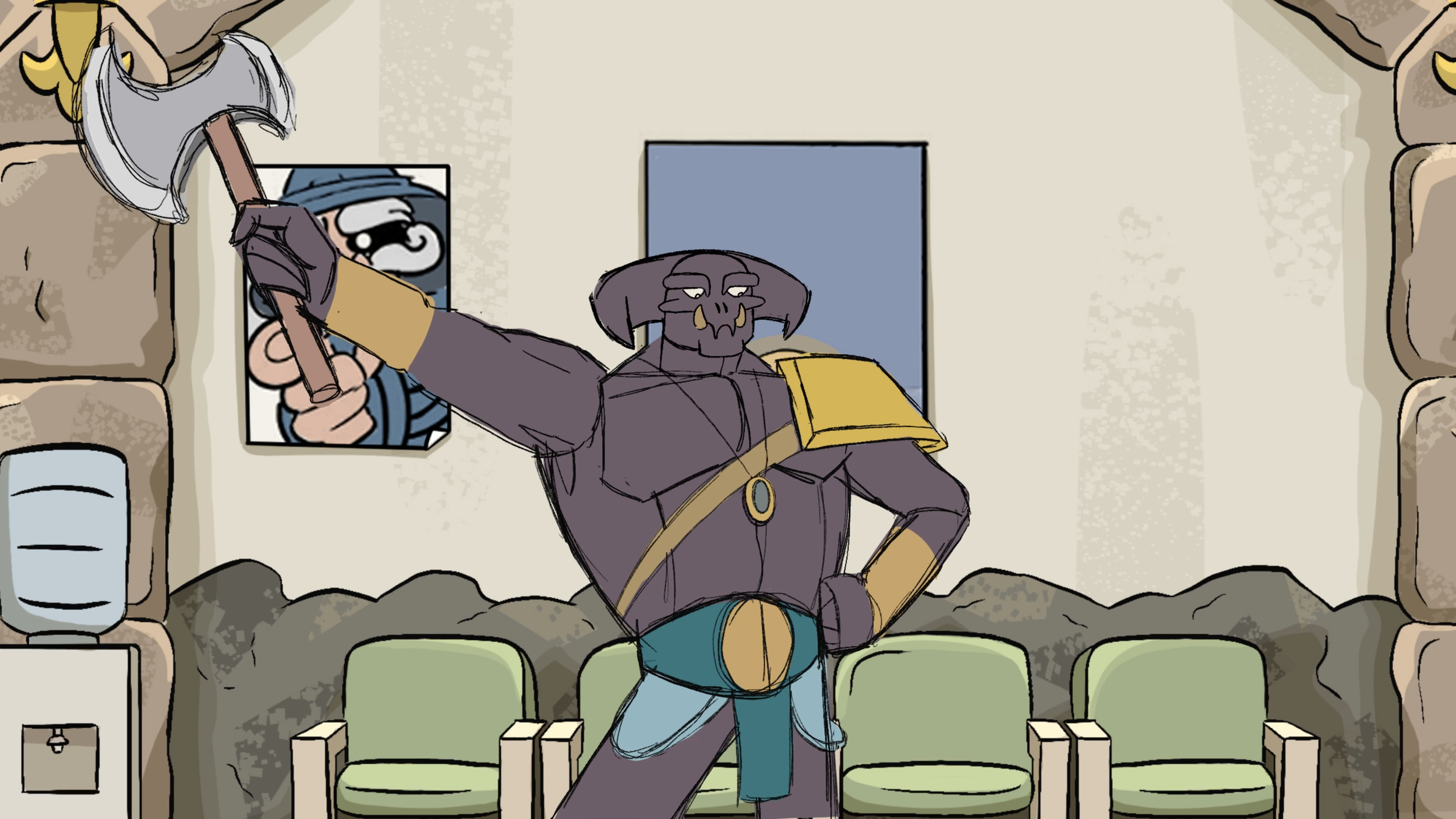 Minotaur Scene