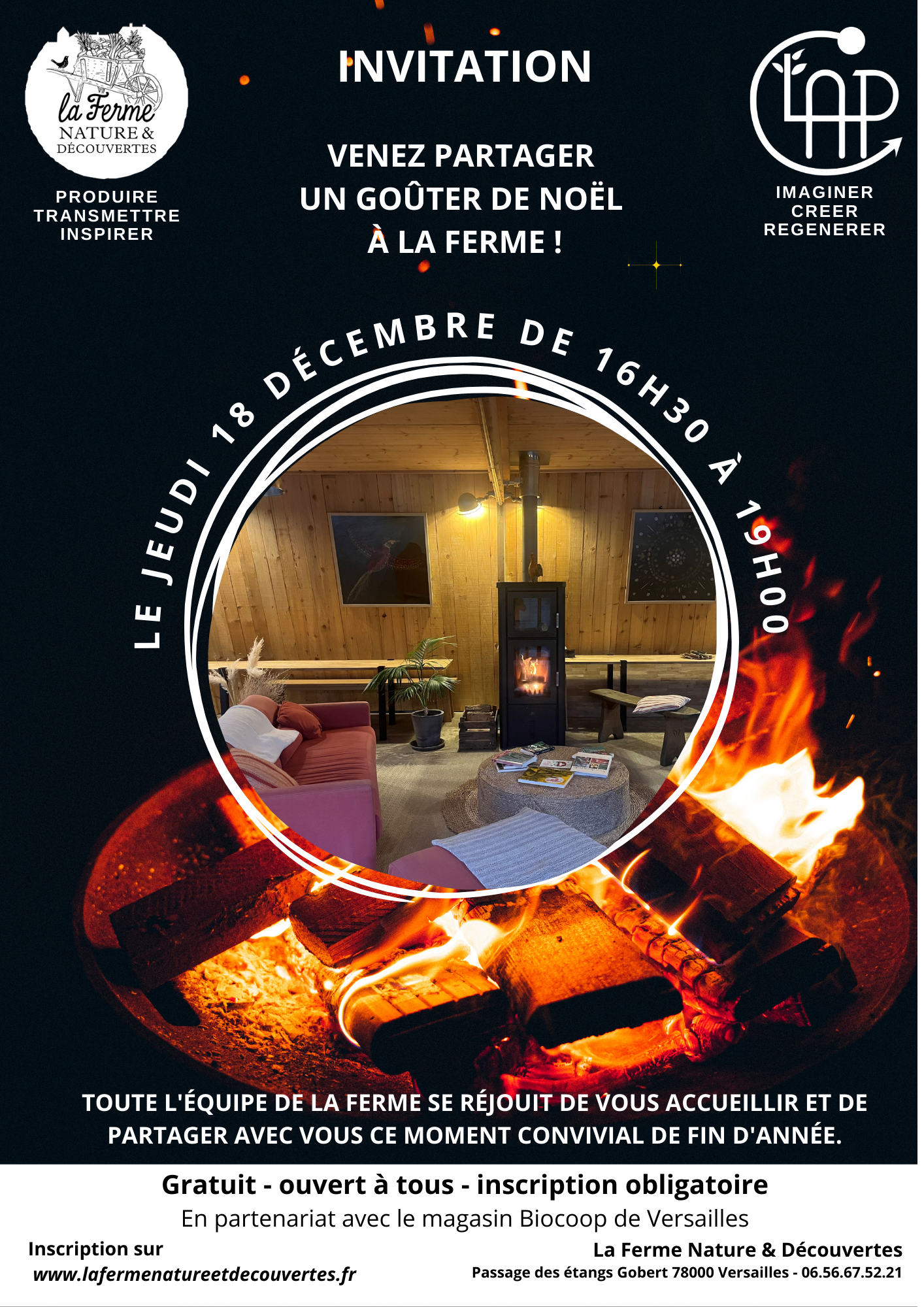 Goûter de Noël à la Ferme !