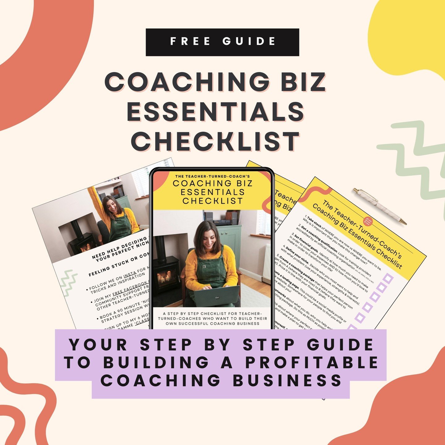 🚀 Wanna know what it REALLY takes to grow a profitable coaching business?

My step-by-step checklist will give you the lowdown to help you get established in the coaching industry, build your brand, find your people, and start making money! 💼💰

Th