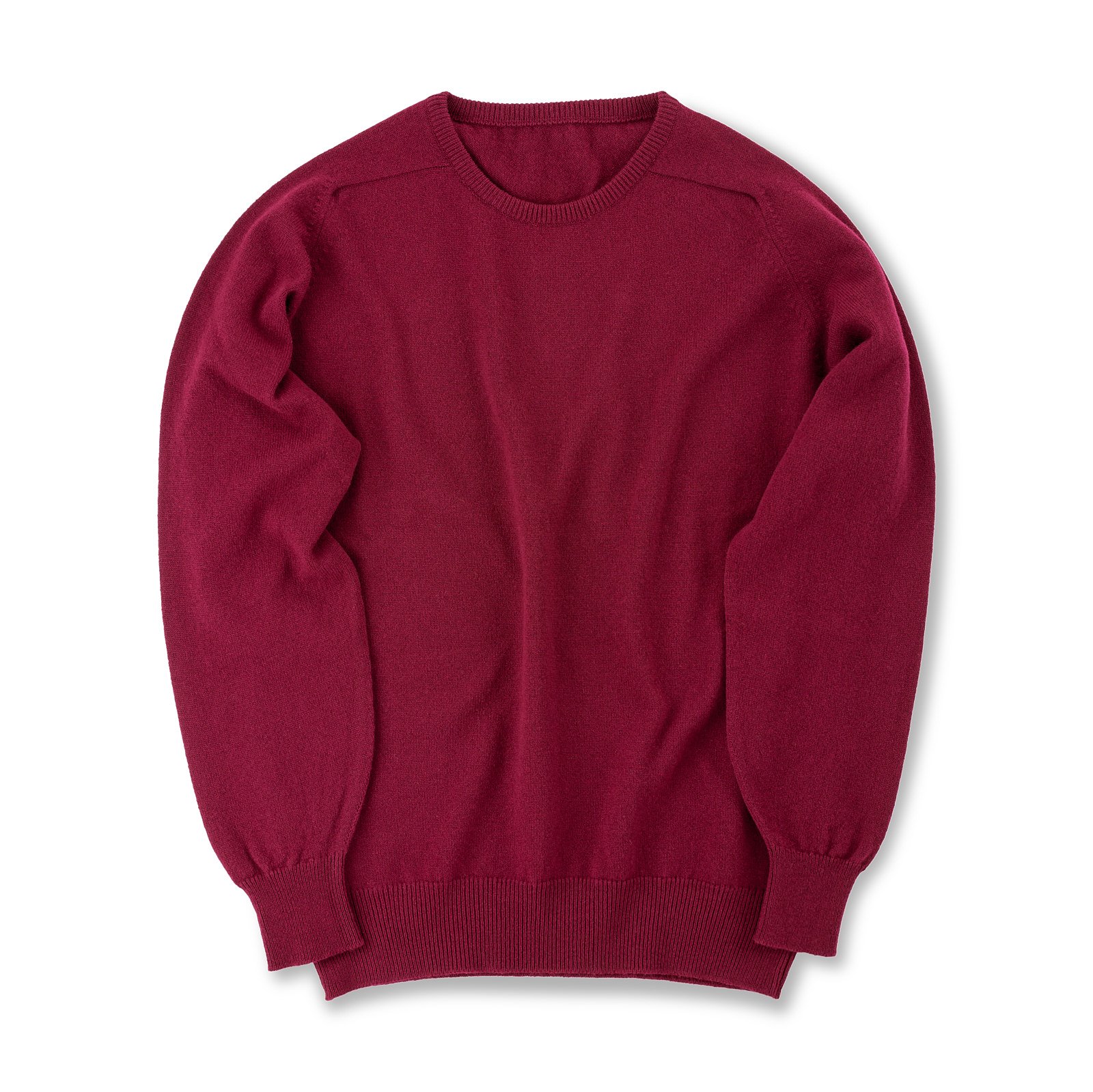 Fox-Brothers-08-08-22_Red - Lambswool crew neck jumper William Lockie_221.jpg