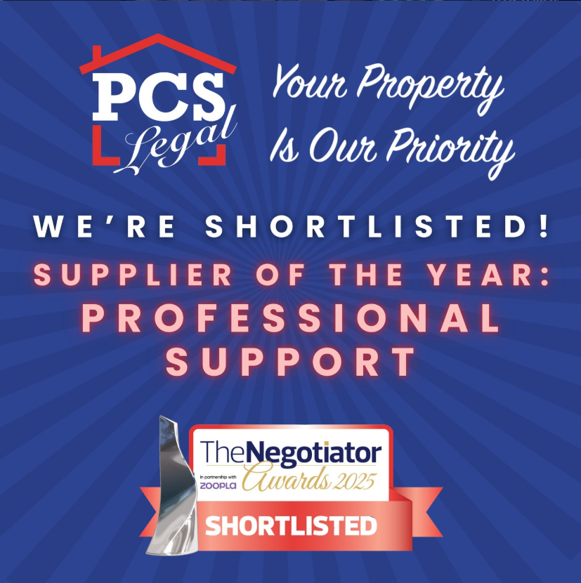 Announcement of PCS Legal being shortlisted for Supplier of the Year: Professional Support at The Negotiator Awards 2025.