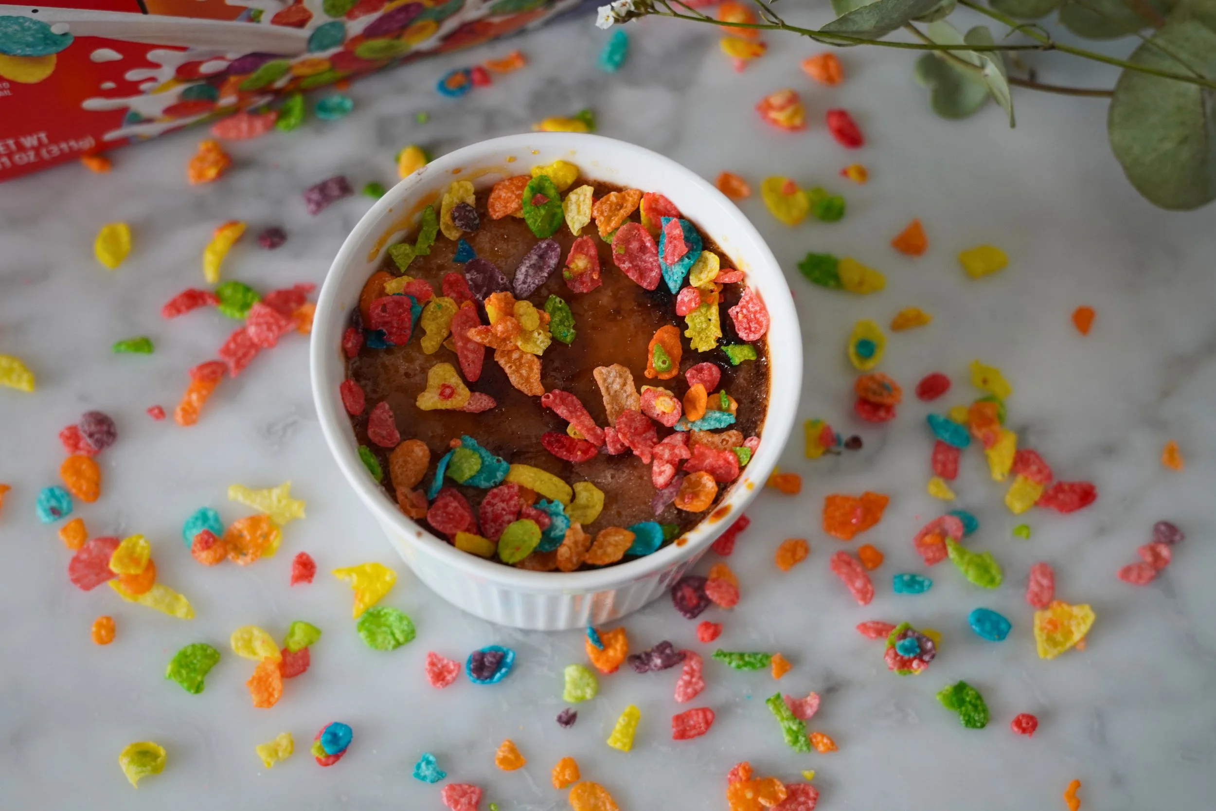Fruity Cereal Crème Brûlée