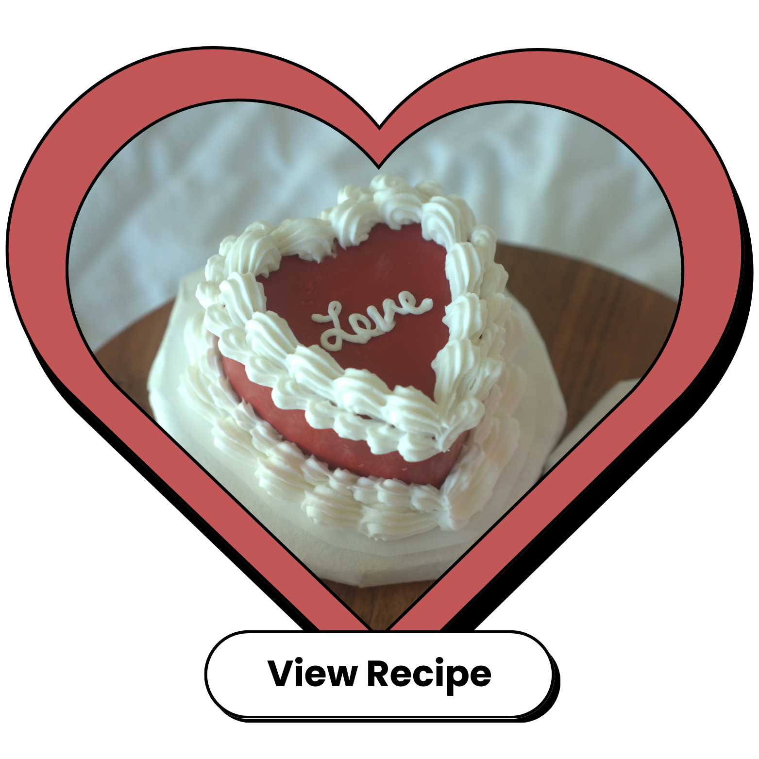 Valentine brownie. View Recipe.