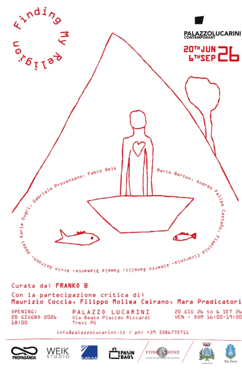 Finding My Religion - exhibition curated by Franko B