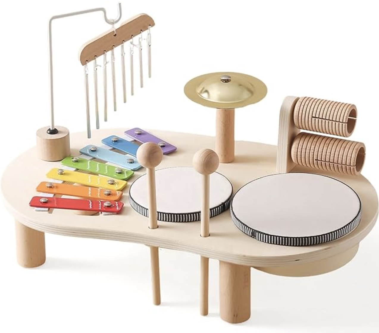 Wooden Musical Instrument Set