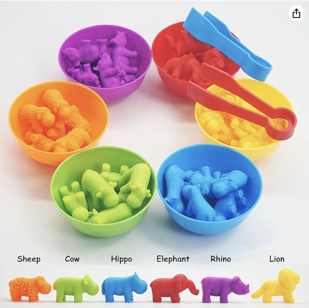 Color Sorting Animals