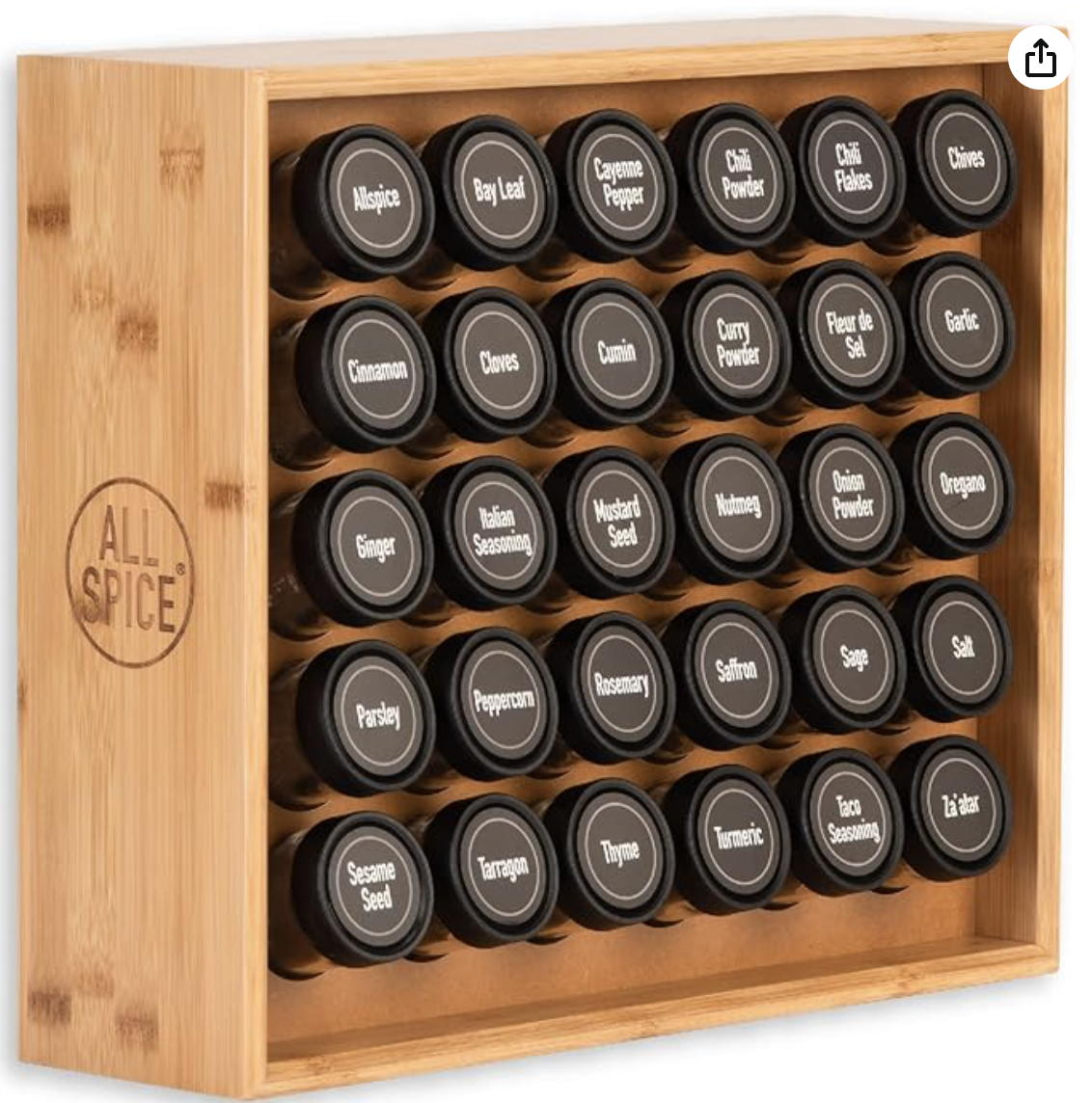 Wooden Spice Rack