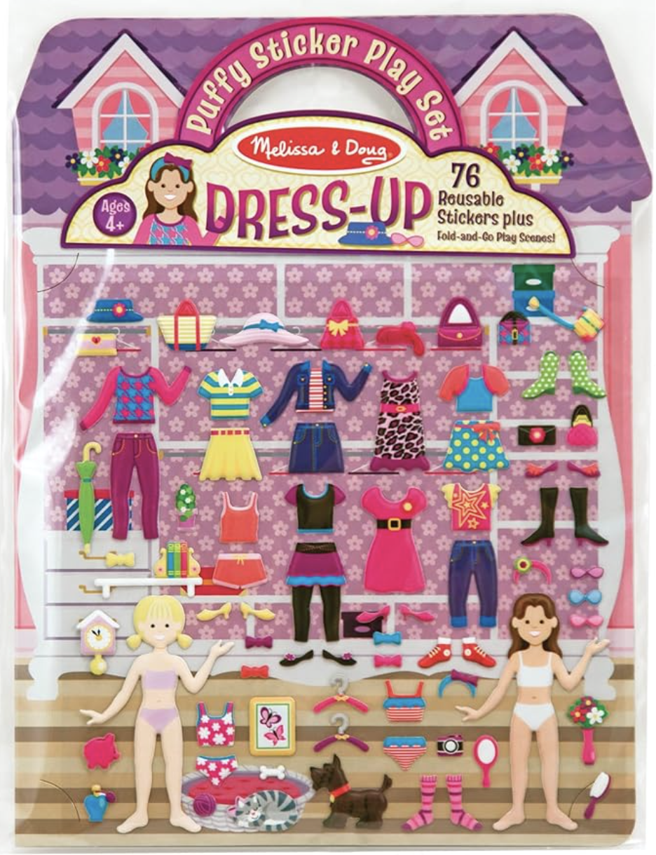 Melissa & Doug Puffy Stickers Dress Up