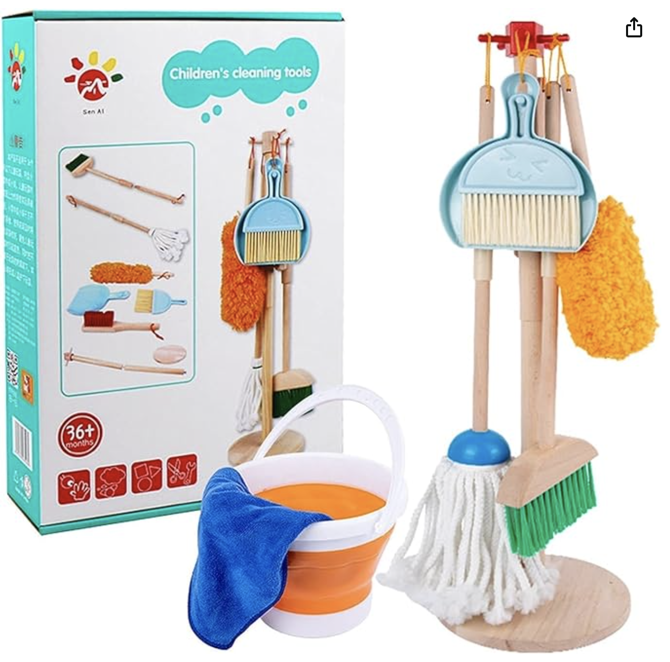 Wooden Cleaning Supplies