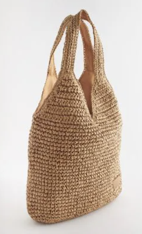 Next Straw Shoulder Bag