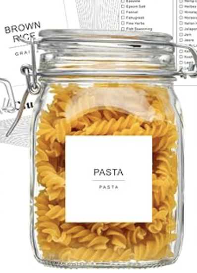 Pantry Label Stickers 