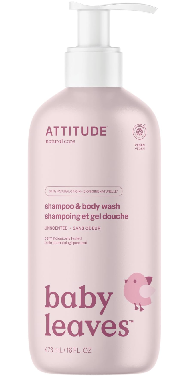 Attitude Baby Shampoo Unscented 