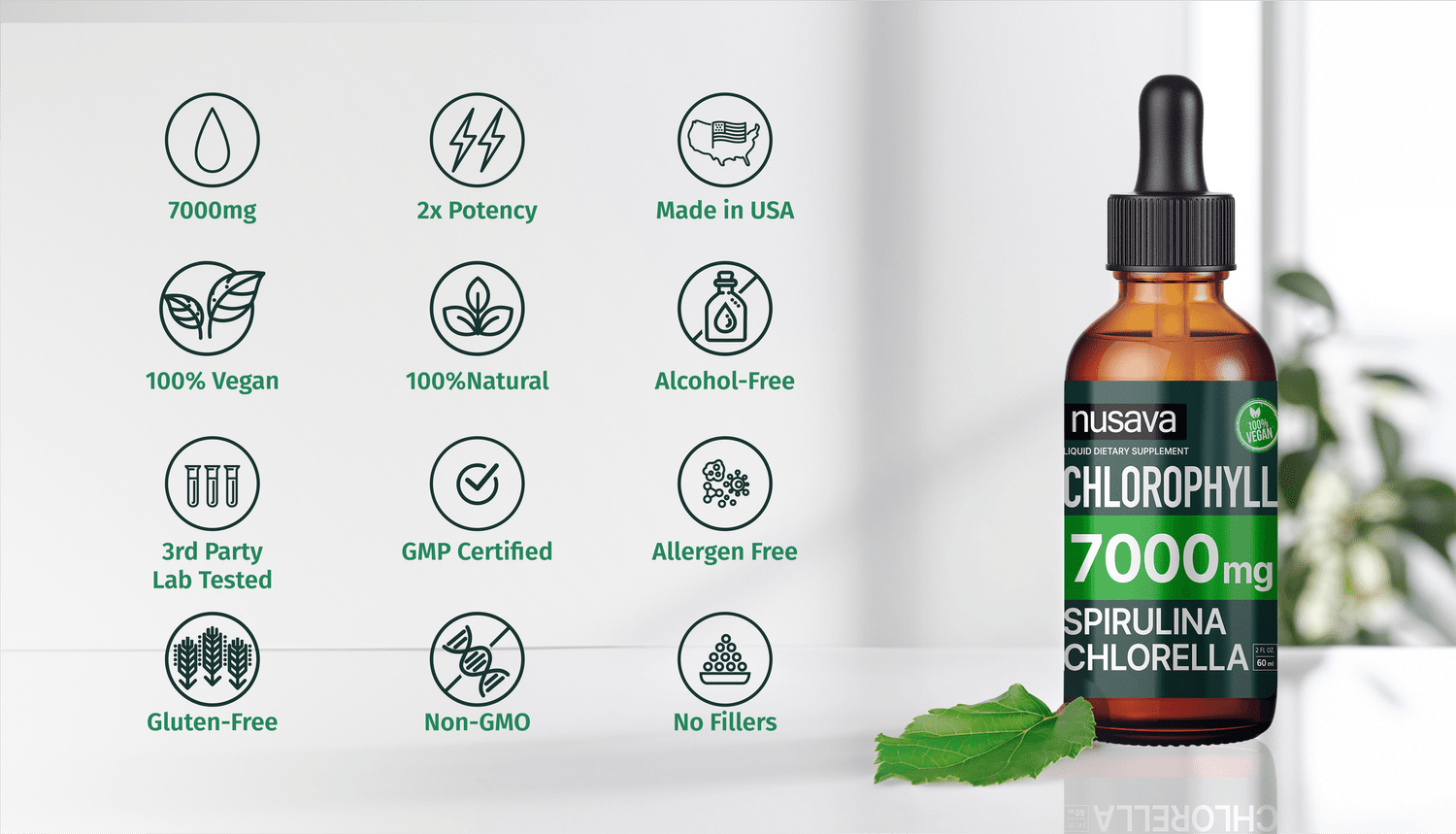 Liquid Chlorophyll — Nusava