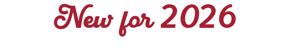 Text reading 'New for 2026' in red font