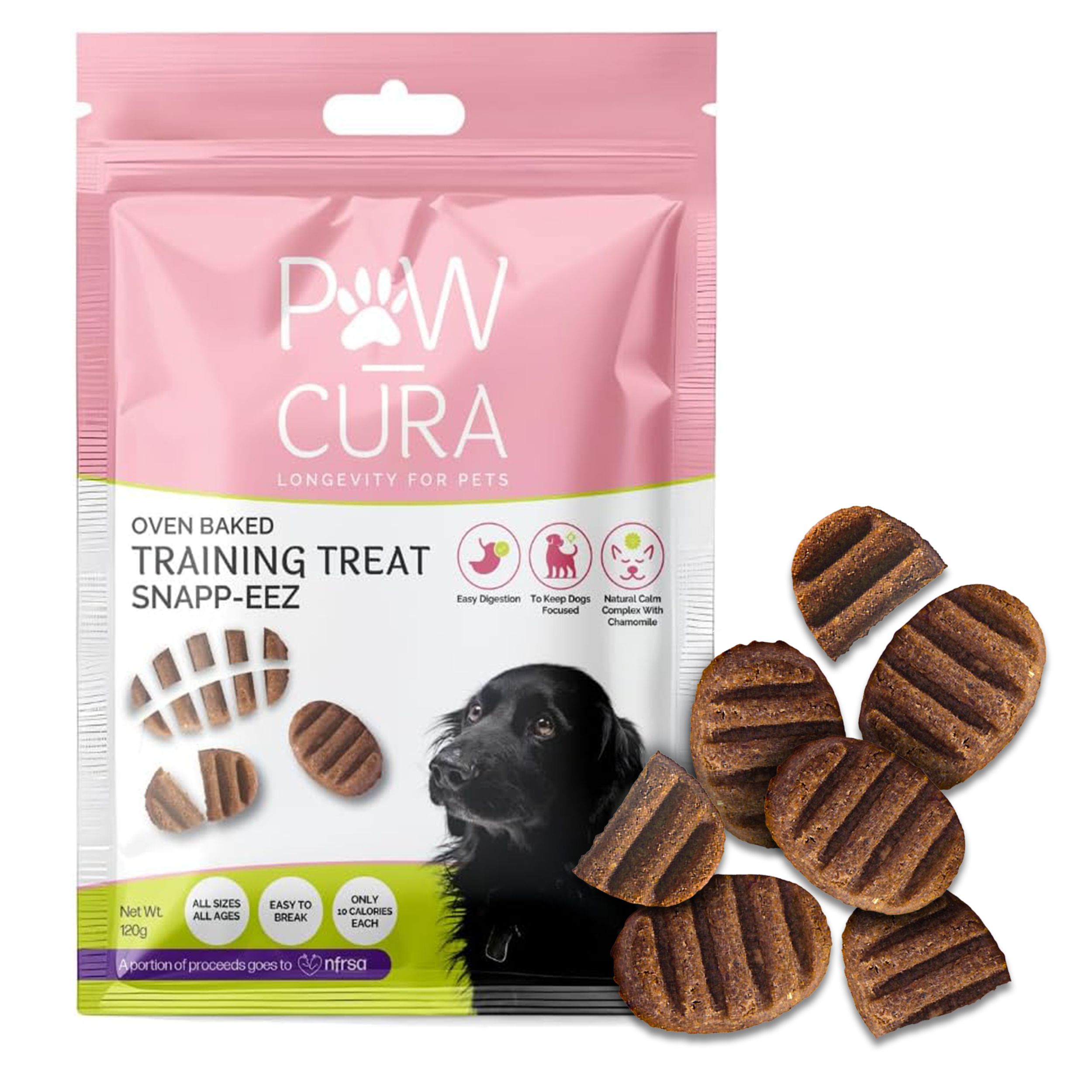 Paw Cura Oven Baked Training Treat Snapp-Eez