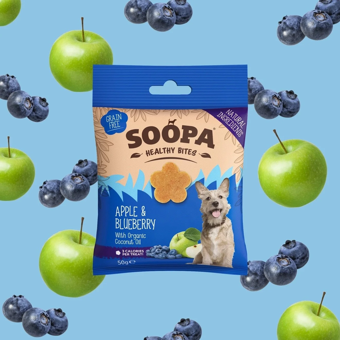 Apple & Blueberry Dog Treats