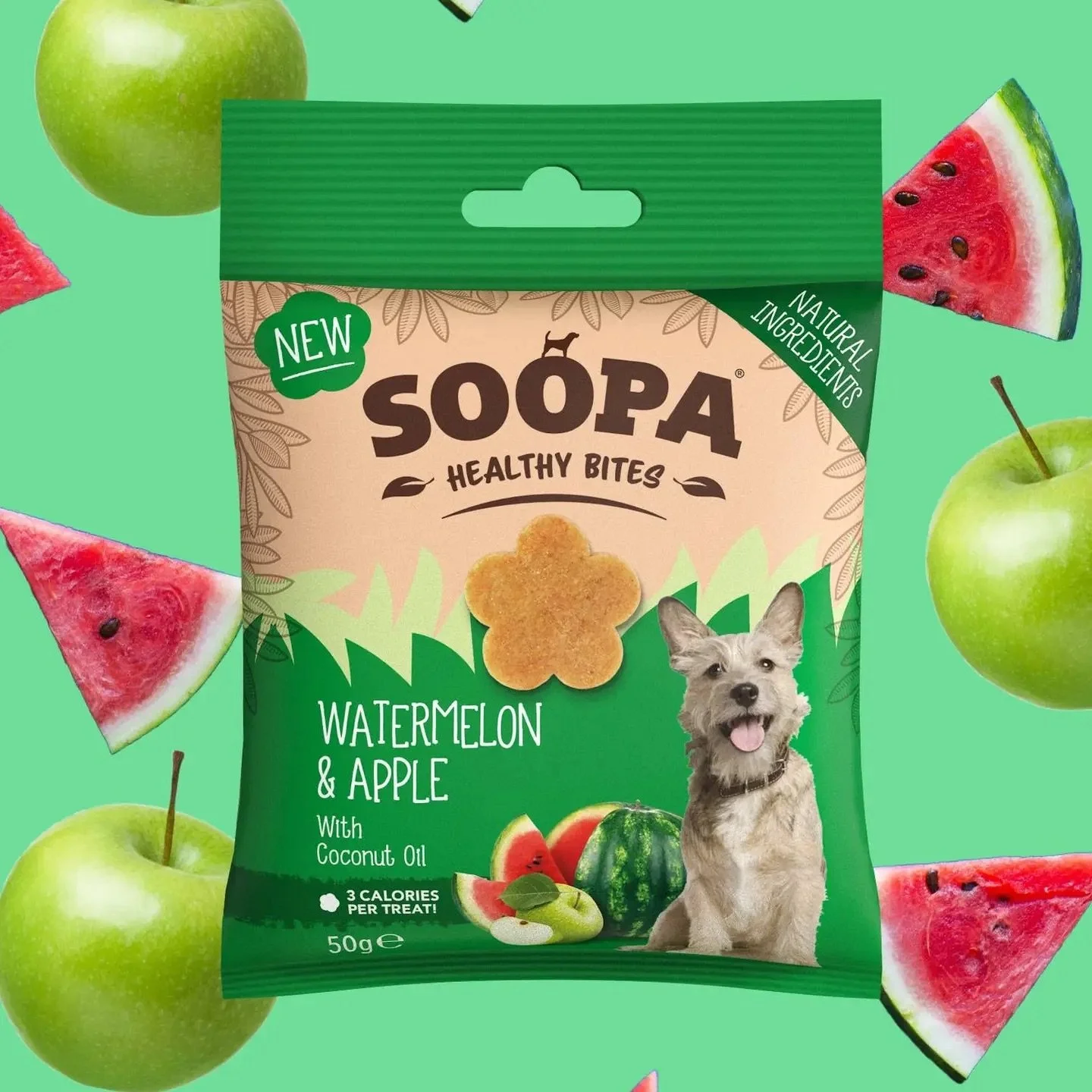 Watermelon & Apple Dog Treats