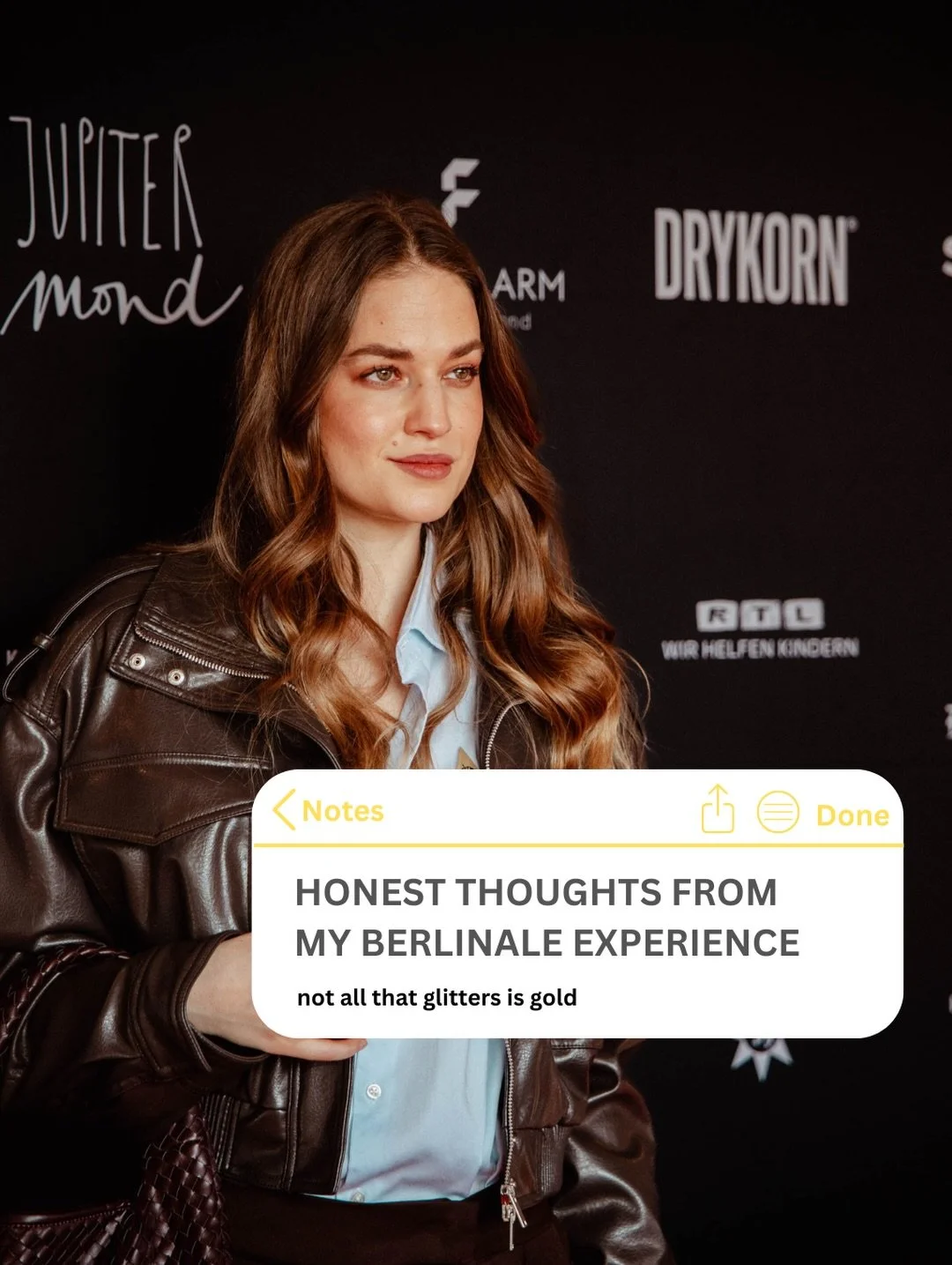 better late than never&hellip; a little @berlinale recap - but make it a bit more honest. 

no, I do not enjoy all of this. I am an introvert, my social battery runs out pretty much after 1 hour and I get tired after 8pm (and a lot of the events don&