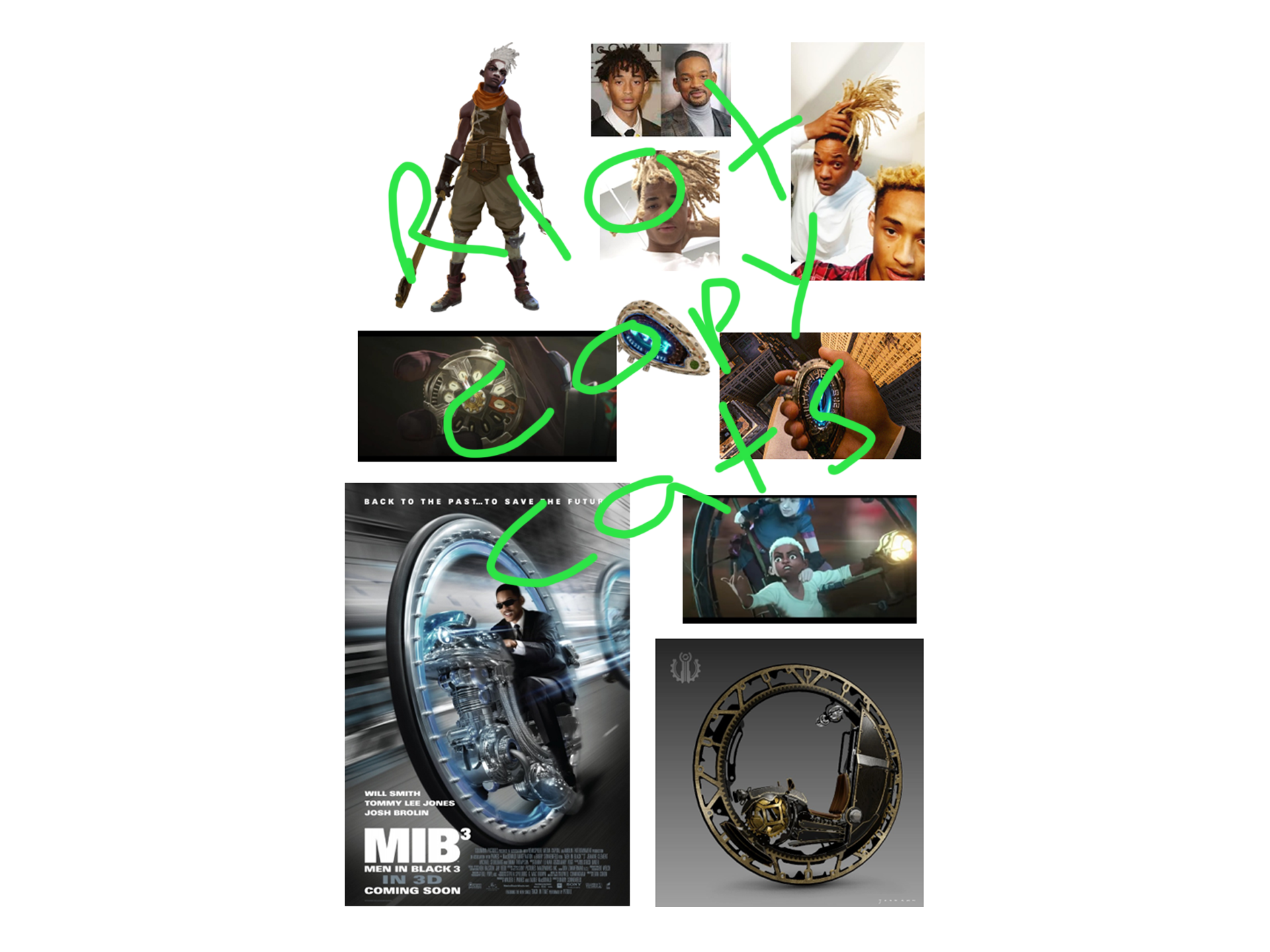 Ekko and Agent J in Men in Black 3