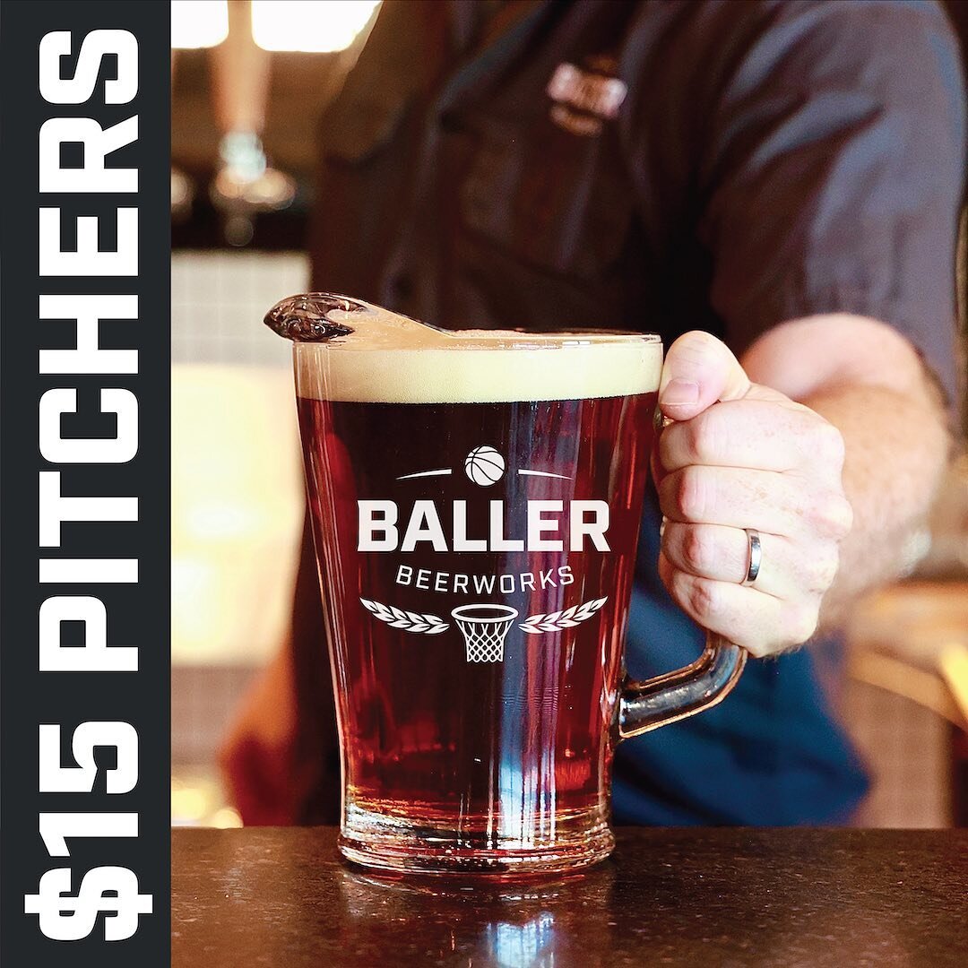 Calling all Balter Ballers.🏀 ALL pitchers will be $15 during this weekend&rsquo;s March Madness Final Four games! 

👉Bert would say these pitchers are &ldquo;MONEY, BOB!&rdquo;