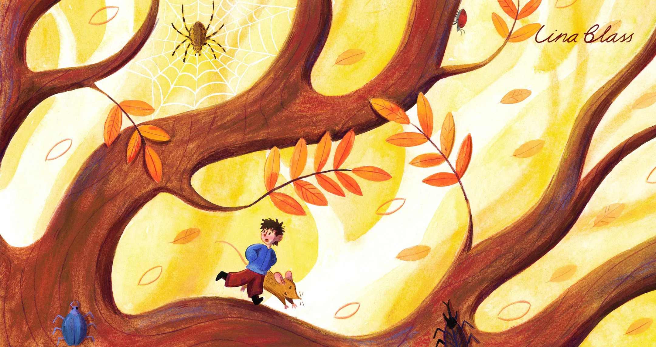 Exploring the canopy

Medium: Gouache, coloured pencil, pastels and digital