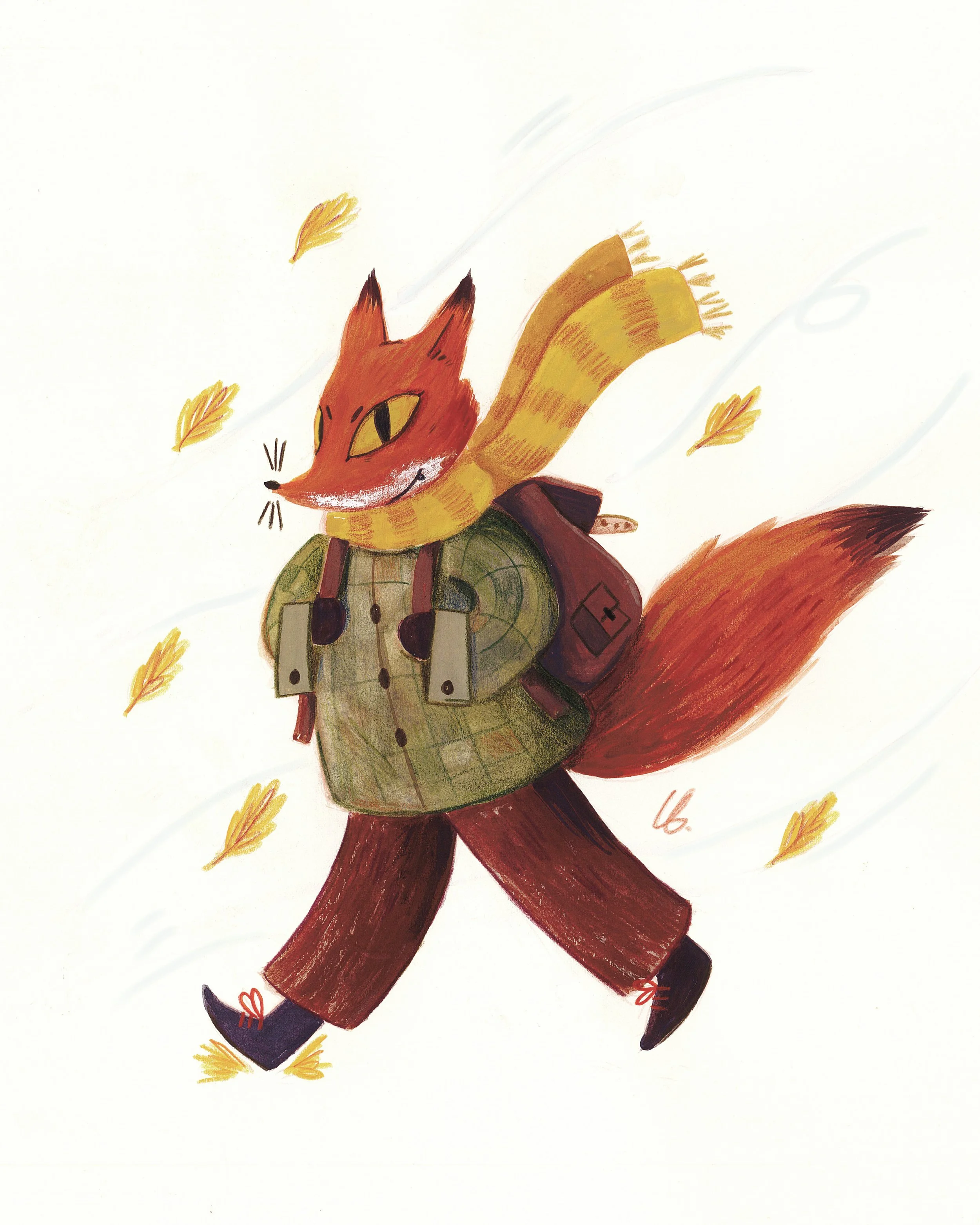 Autumn Fox

Medium: Gouache and coloured pencil