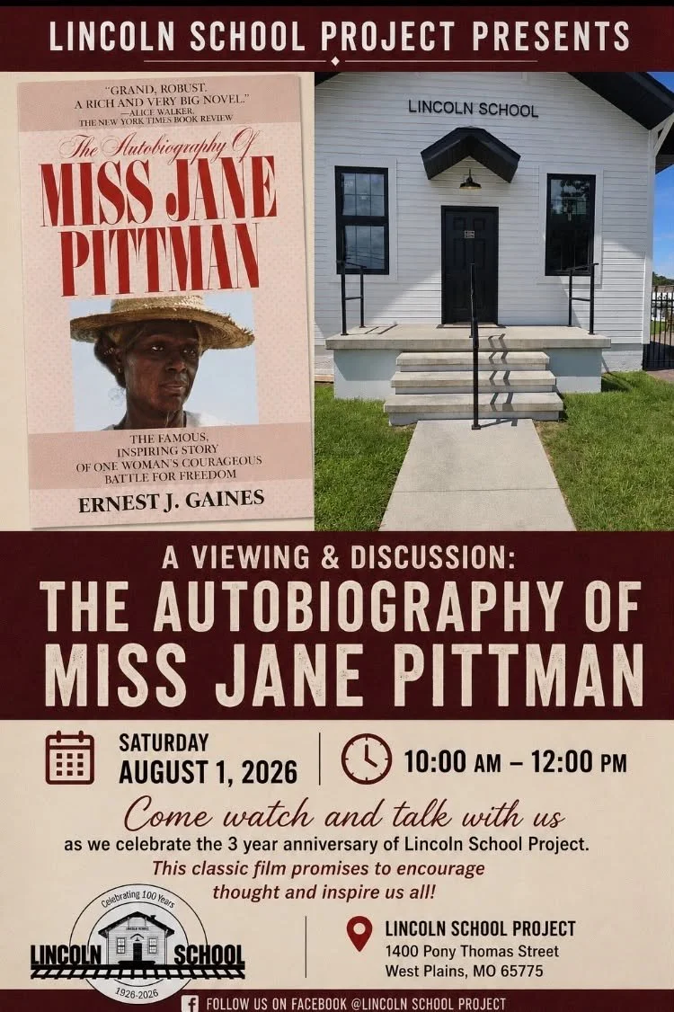 A VIEWING & DISCUSSION: THE AUTOBIOGRAPHY OF MISS JANE PITTMAN
