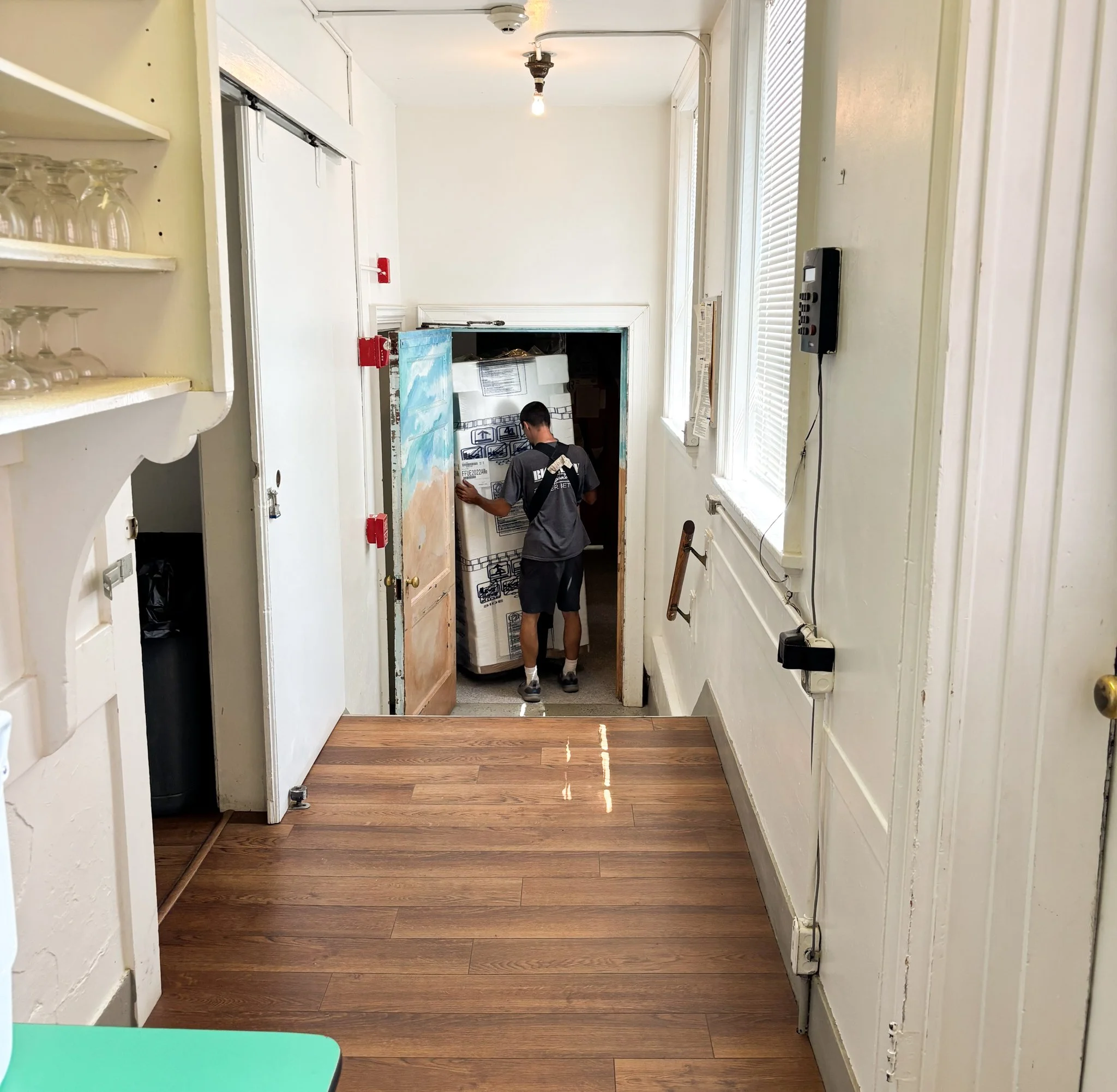 The Betsey Mills Club mini-grant for a new freezer.