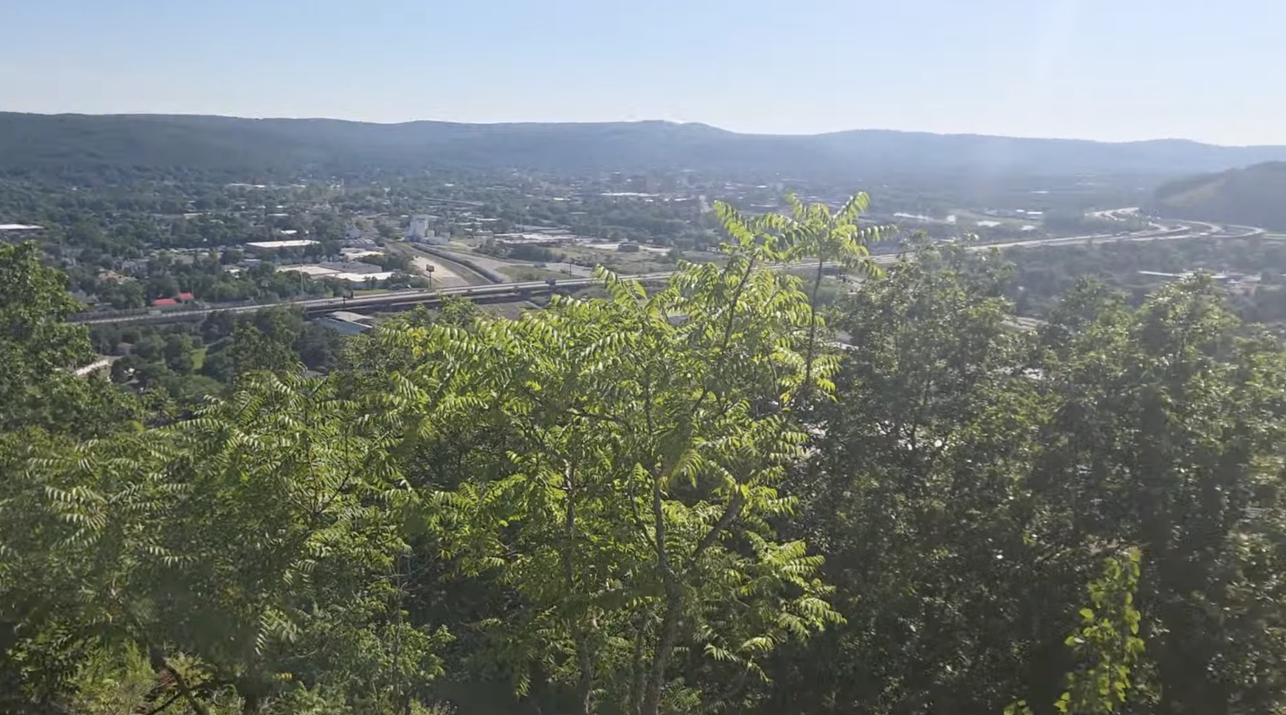 Summit view of the City of Binghamton.