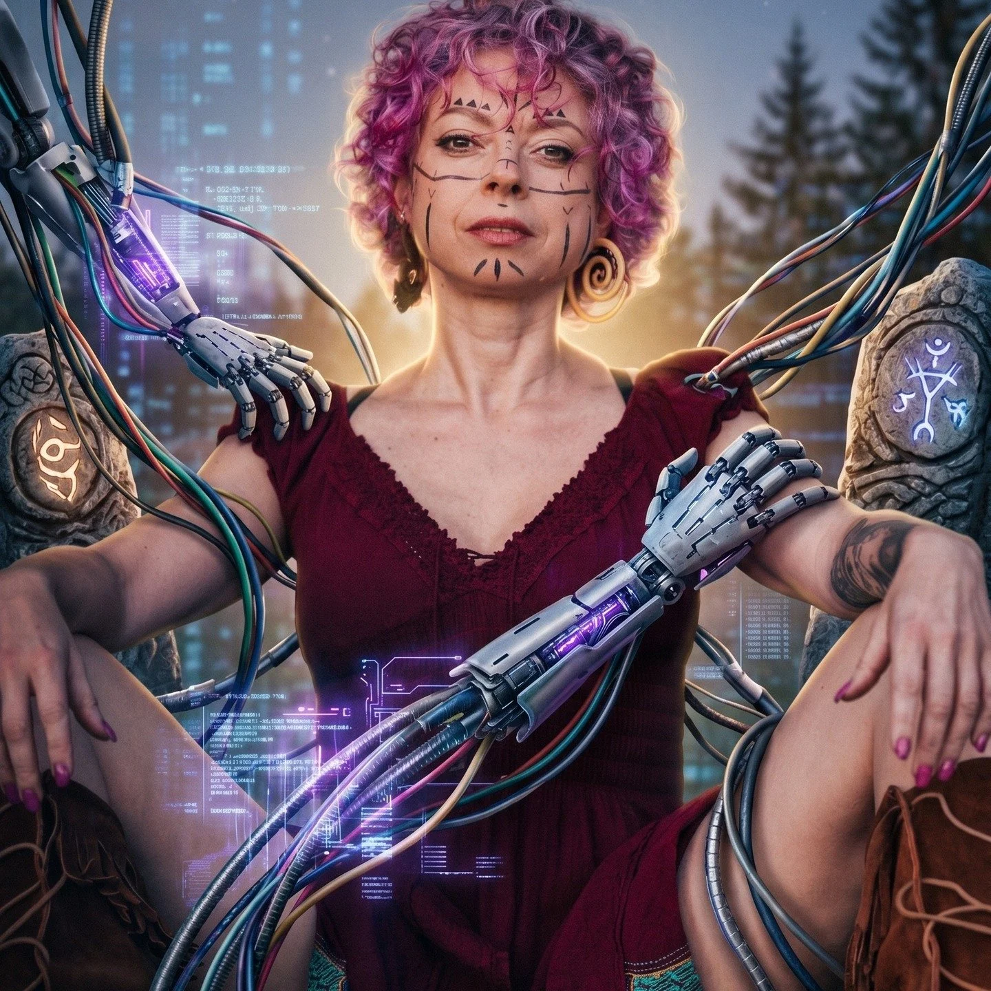 Jeg n&aelig;gter at blive mindre menneske, fordi verden bliver mere maskine.

Frygten er blevet atmosf&aelig;risk. Den ligger som et fint st&oslash;v over alting. Vi beh&oslash;ver ikke engang tale om den. Den bor i kroppen.

Den krop, vi bliver mere