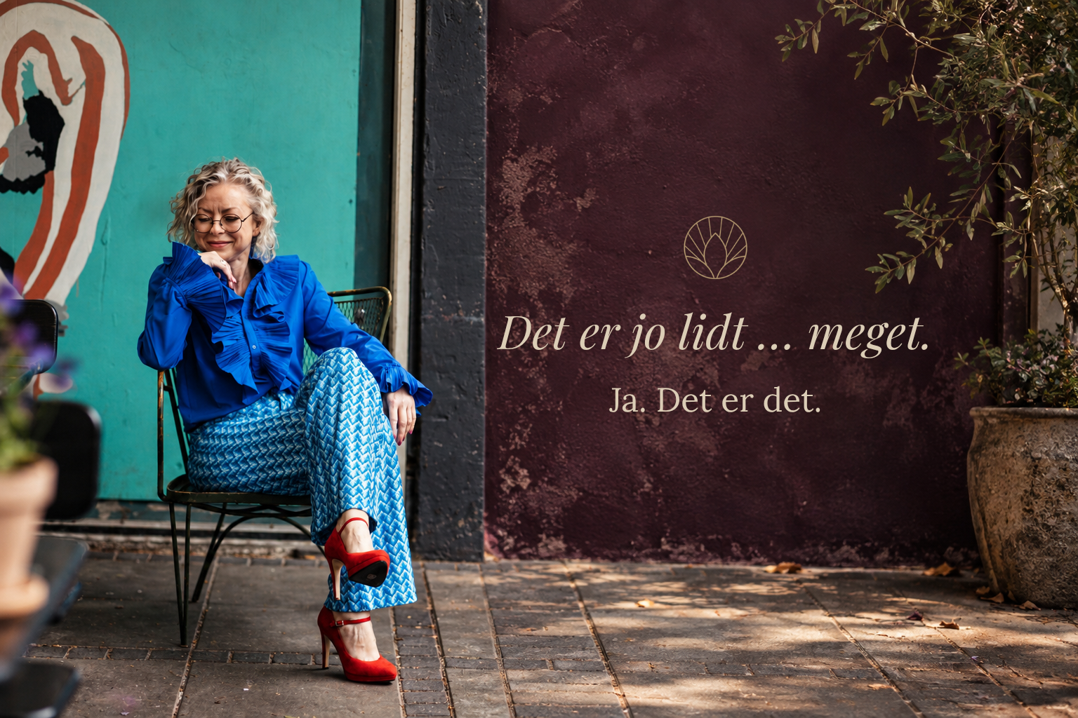 Jeg er ikke alles terapeut (det er med vilje).