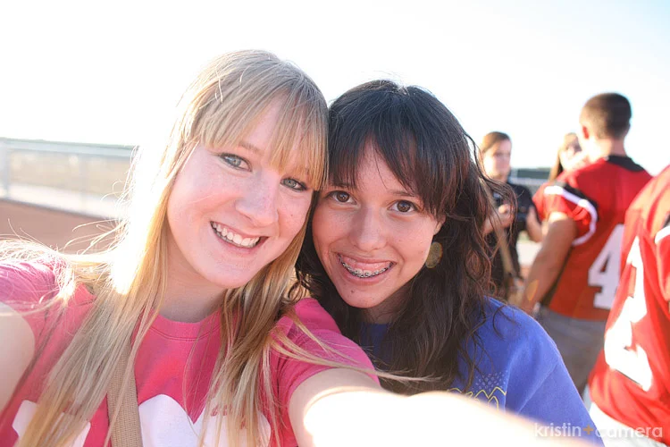  Kalyn and Danielle rocking the bangs. Looking great girls! 