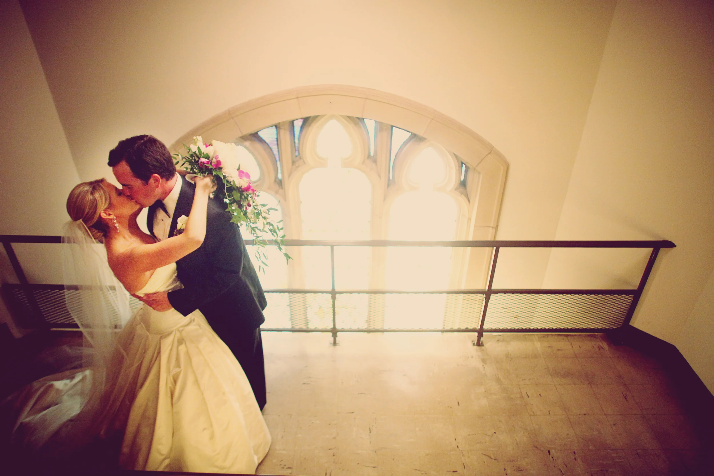  This was taken in the stairwell to the balcony of the church. &nbsp;LOVED the light! &nbsp;LOVED the moment! 