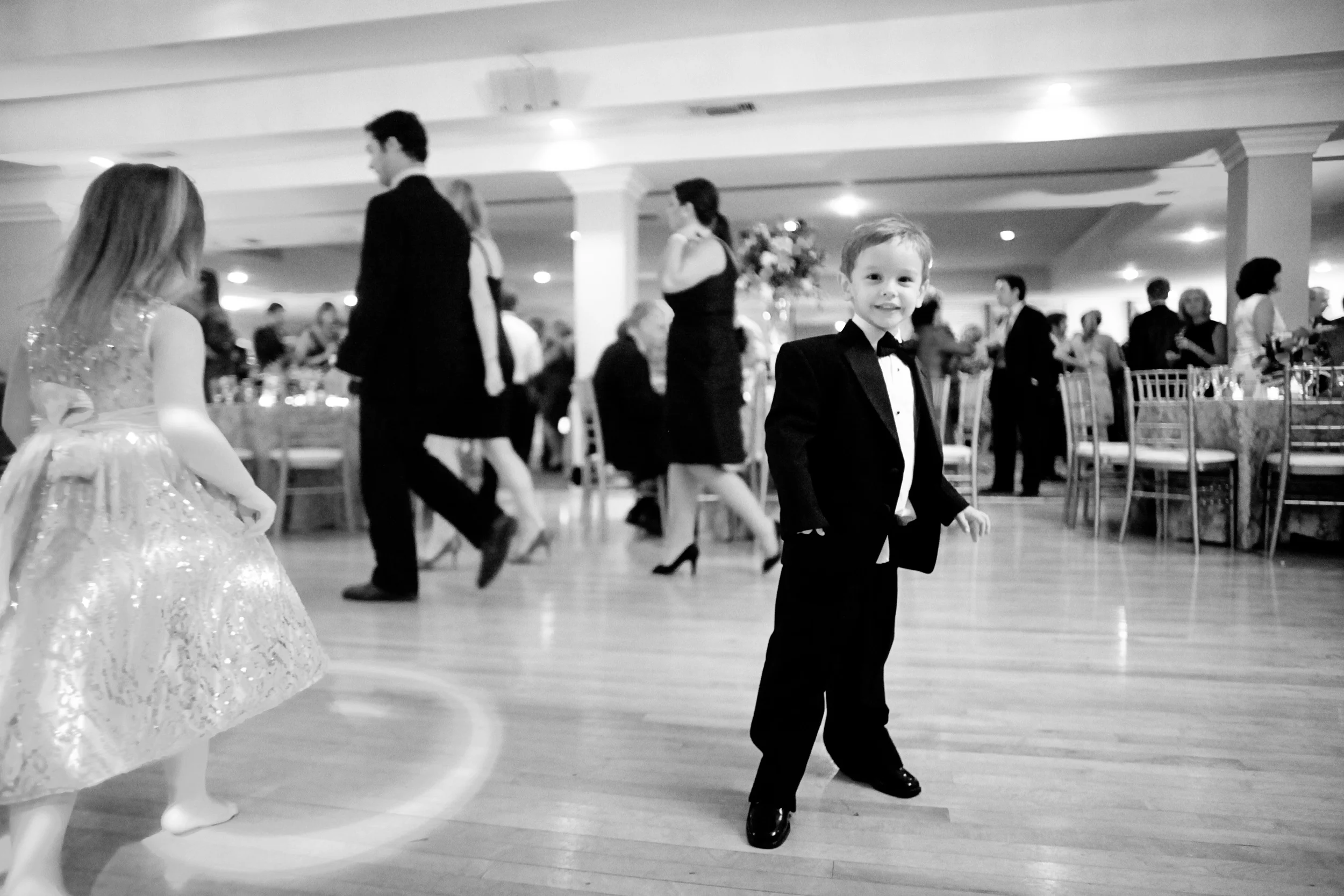  Jackson at the beginning of the reception, getting his groove on! 
