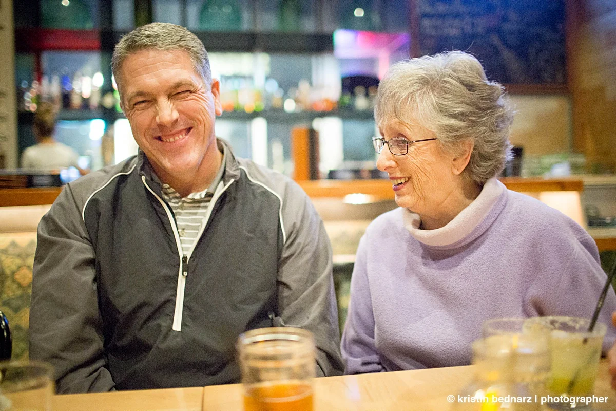  Jason and Davida enjoying dinner. &nbsp;We laughed all weekend long!    