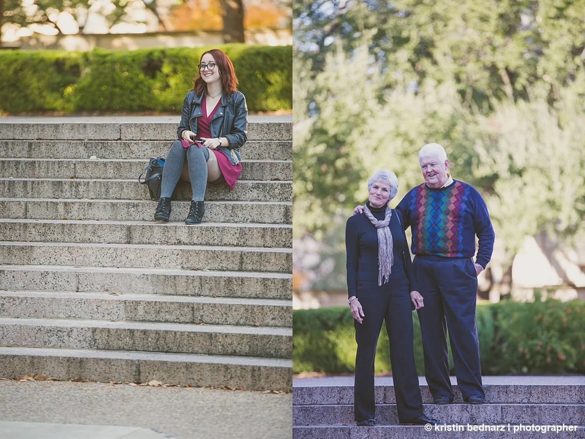  We stayed on these steps for a while and just enjoyed the day! &nbsp;Just a mix bunch of people all connected to Kalyn Marie. &nbsp;    