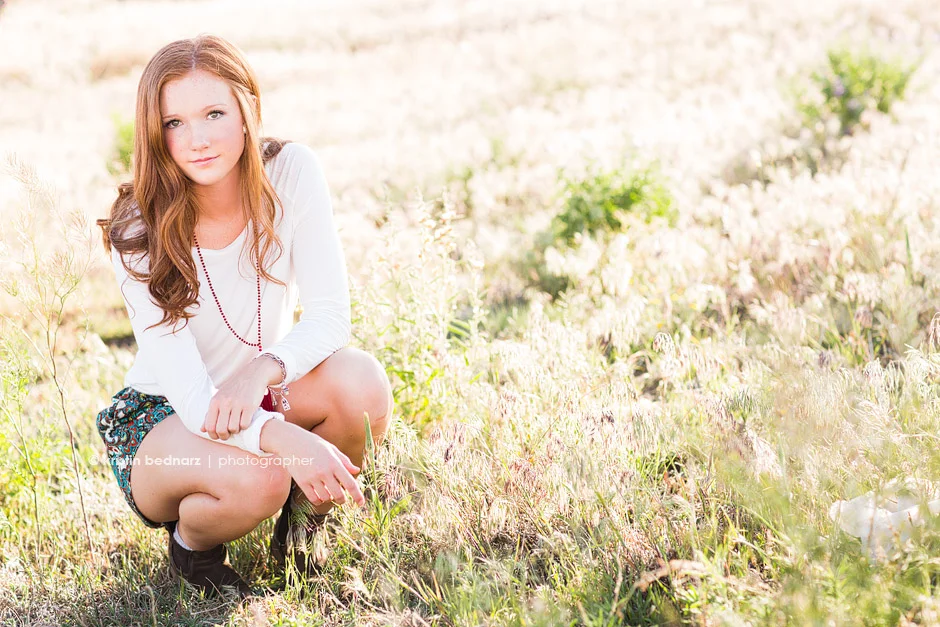  Didn't plan for this little patch of grass, but the light was perfect, so we stopped. &nbsp;McCauley, Avery's baby sister was driving us around. &nbsp;Yep. Learner's permit and all. &nbsp;She did great! 