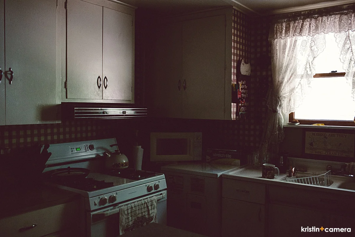  Mom has always had a knack for doing a great kitchen! &nbsp;So cute!       