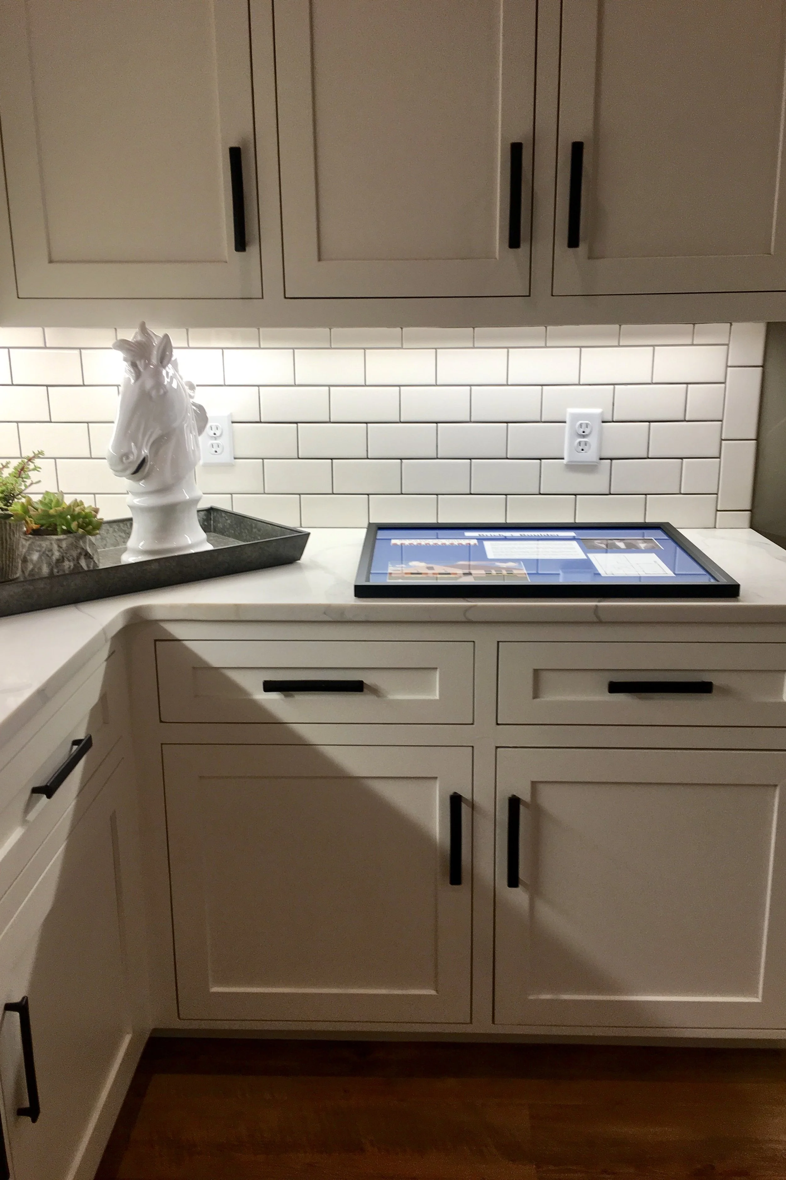  Subway tile is such a classic. 