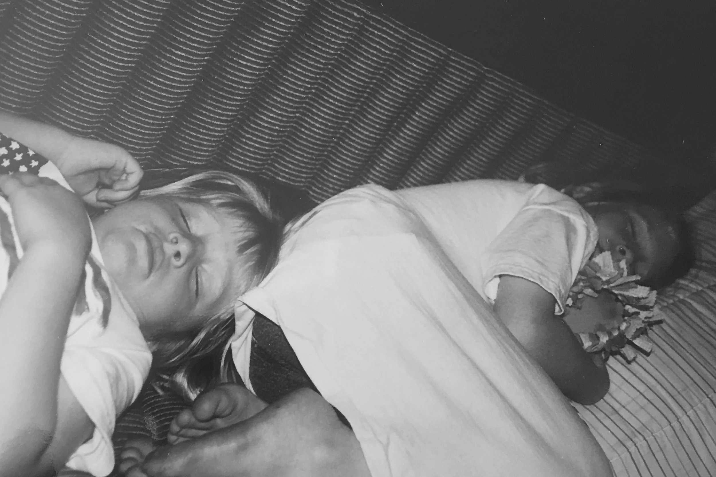  Yep. &nbsp;Long day. &nbsp;We didn't live that far from Keri + Chris. &nbsp;Maybe 5 miles away? &nbsp;And yeah, asleep before we hit FM 41. 