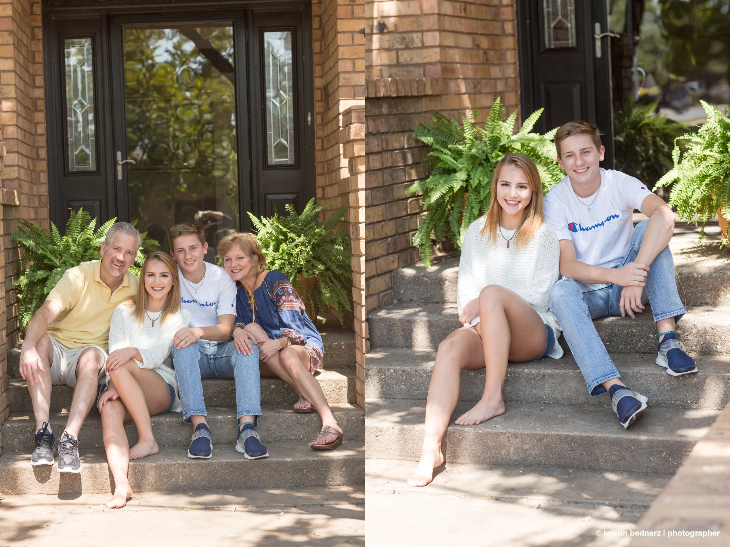  A part of this "resident neighbor" part is putting a face to a home. &nbsp;The goal is to help you get familiar with your neighbors and form a bond in your community. &nbsp;I like to take the family on their front porch for several reasons. &nbsp;On